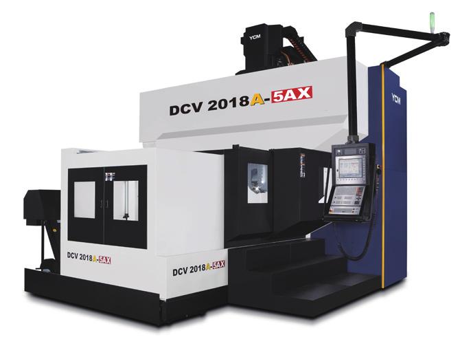 DCV 2018A- 5AX High Accuracy 5-Axis Double Column Vertical Machining Center Curve / Special Circular / Multiface / Multi-angle / Die & Mold / Fixture / Aerospace Parts Machining Display Feature