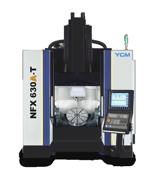 NFX 630A-T High Precision 5-Axis Gantry Type Mill / Turn Machining Center Aerospace / Automotive / Die & Mold Display Feature 5-axis simultaneously milling for achieving better surface machining