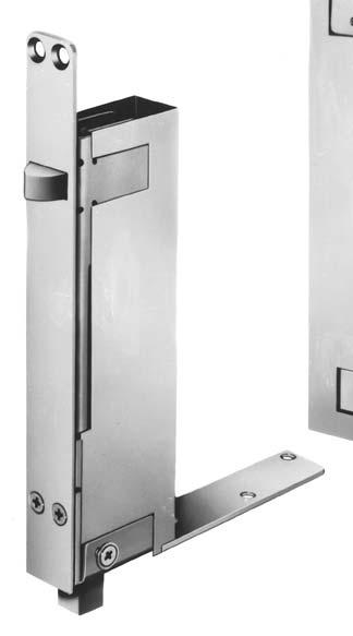 845 & 945 Non-Handed Self-Latching Flush Bolts No. 845 for Metal Doors Fire-Rated 3 Hours No. 805 Self-Latching Bolt (Top Bolt Only) No. 945 for Wood Doors Fire-Rated 12 Hours No.