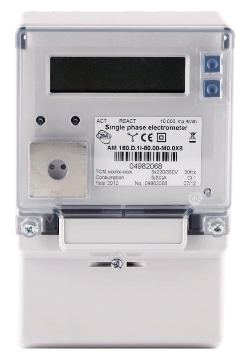 The communication protocol is in accordance with IEC 62056-21 and DLMS. Meters can be configured as per customer requirements and needs.