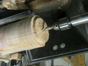 Mount between centers round cut tenons on both ends (same diameter). 2.