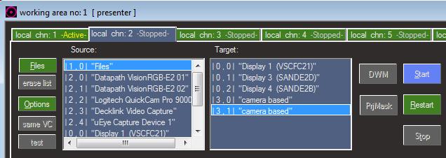 P a g e 24 2. The calibration will create a compound display in the output device list(4.3) called camera based.