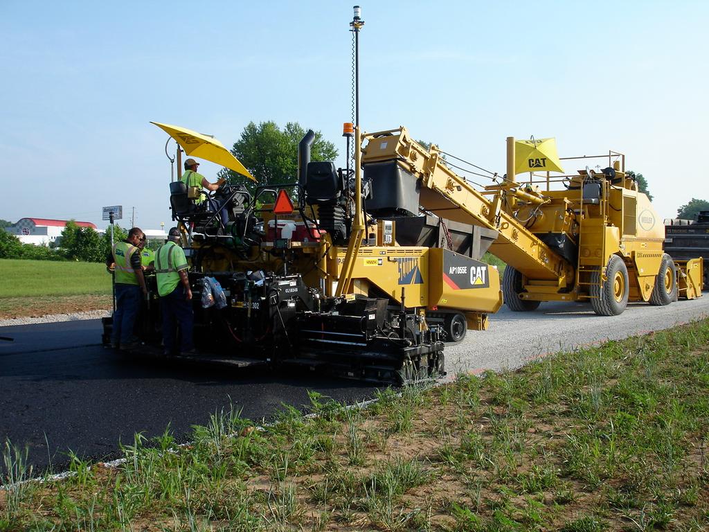 Asphalt Paver Innovations - Today Integrated G&S control