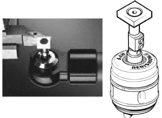 Standard tool setting system used touch-trigger probes. The most known is RP3 probing system (Figure 2) designed by Renishaw [2, 3]. Fig. 2. Renishaw RP3 probe [3].