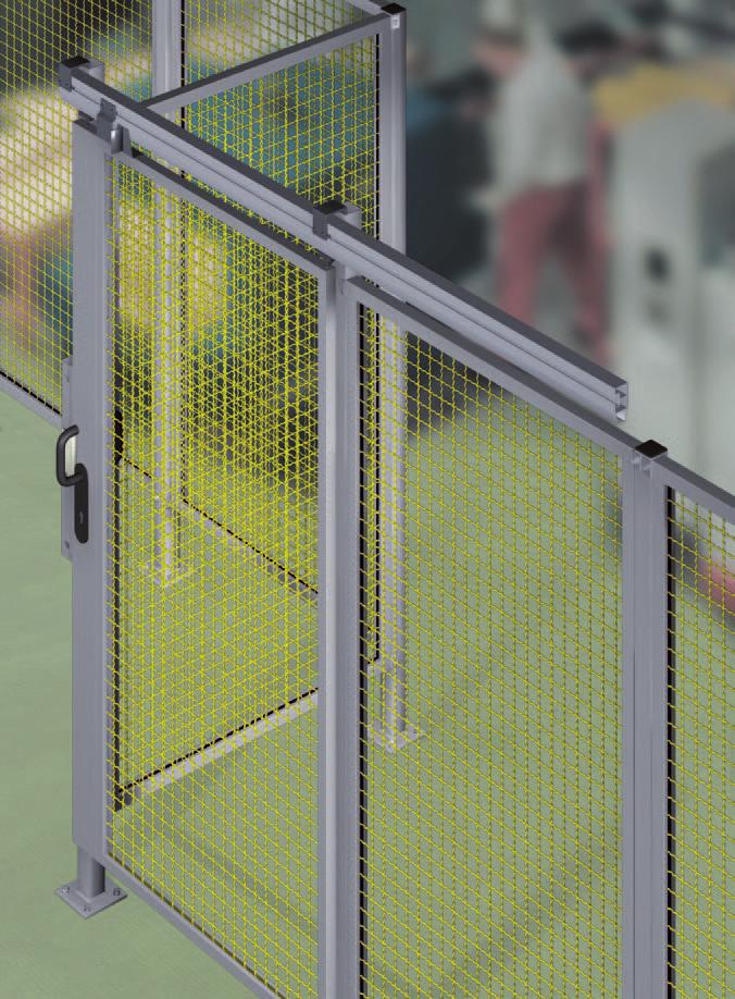 safety fence system aluminium