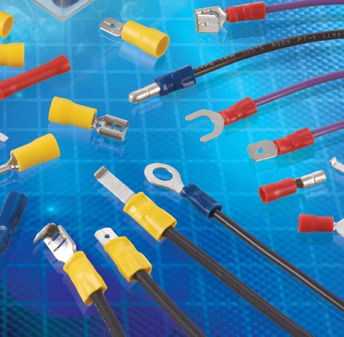 Product Facts Product Facts Pre-Insulated EURO-CRIMP solderless terminals and splices Designed to meet the cost/ performance needs of insulated electrical terminations Wide and varied use for almost