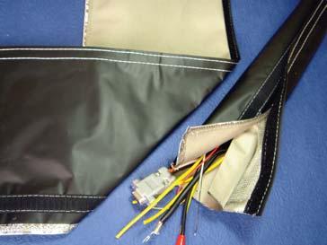 Aluminum foil laminated PVC jacket + wire mesh Velcro