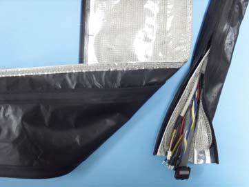 FAR(2) Aluminum foil laminated PVC jacket + wire mesh closure