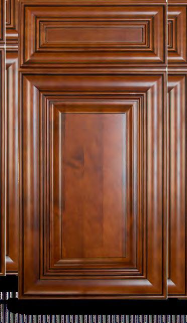 CABINET DOOR S T Y L E S - Finish: Coffee Color - 1/2" Thick Grade Plywood Box Construction -