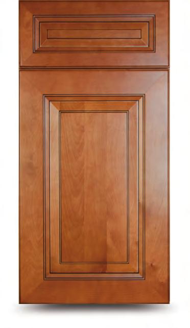 Construction - Raised Center Panel Door - Full Extension Soft-Closing Under-Mount  Coated Natural Maple Finish Interior - Full Overlay