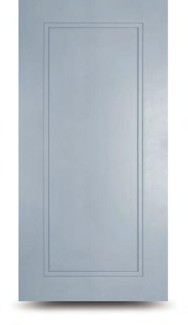 Sterling Model: SG CABINET DOOR S T Y L E S - Finish: Gray Color - 1/2" Thick Grade Plywood Box Construction - Reversed Raised Center Panel Door - Full Extension Soft-Closing Under-Mount Glide System