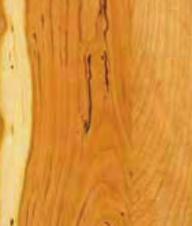 These markings make the wood unique and contribute to its enduring beauty. Alder has a straight ne textured grain similar to Cherry and Maple.