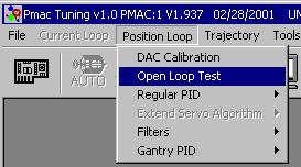 This section of the program allows you to program a repetitive sequence of open-loop outputs from PMAC, using its O command feature.