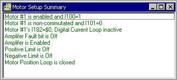 ( Ix01 ) Current motor current loop feedback address. ( Ix82 : PMAC2 type only ) A zero value for Ix82 tells PMAC2 not to close the current loop for this motor.