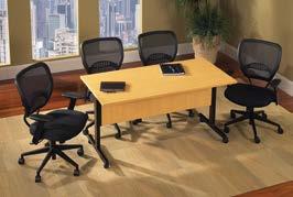 coordinated modesty panel is standard Atlas Conference Furnishings Vitality Atlas features 1-1/2" tops with a durable, reeded AdvantEdge banding to