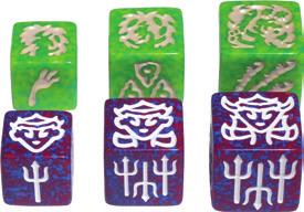 com Object of the Game In Dragon DiceTM, you use dice to represent armies of different fantasy races that battle to control essential pieces of