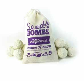 Seed Bombs SEE PAGE 27 FOR CHRISTMAS DESIGNS A B C ORDER QTY CONTAINS SEED TYPE PACKAGE PRICE In 3 s 9