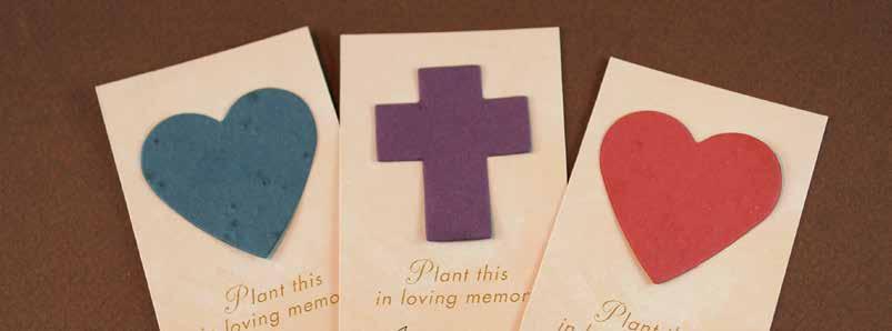 PLANT IN MEMORY MEMORIAL PRODUCTS Finding words of condolence in