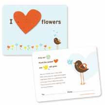 Plantable Cards Set per set CONTAINS 10 Cards X10 F) Will You Bee Mine Plantable Cards Set per set CONTAINS 10 Cards X10 100% Recycled (Seed paper hearts