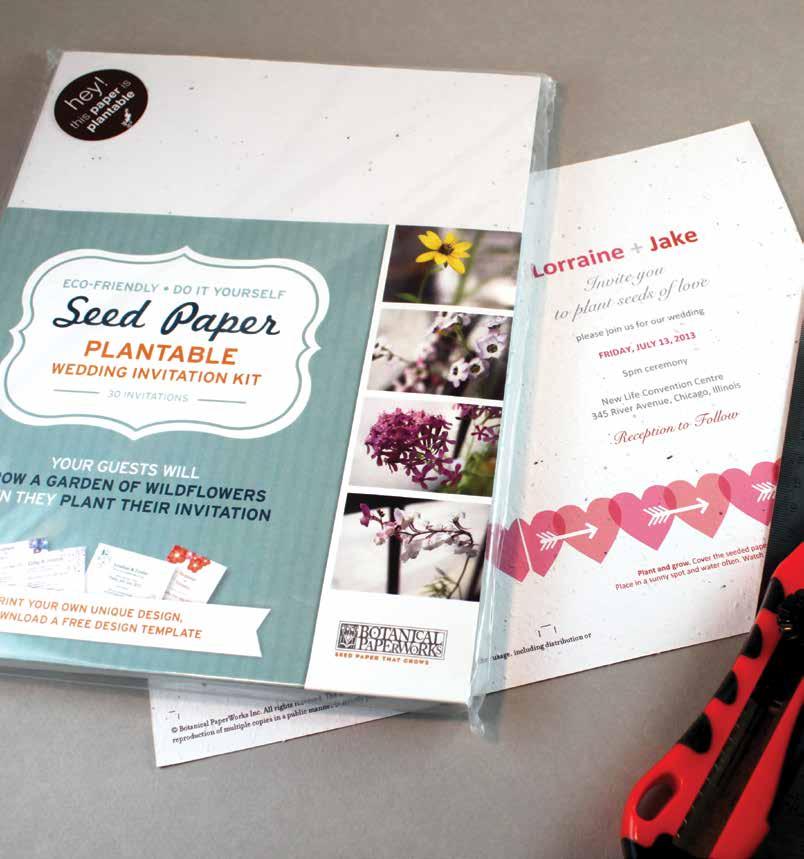 Seed paper PACKAGES For customers who want to craft or print on seed paper, here are two packaged options One includes
