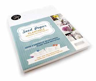 Do It Yourself Seed Wedding Invitation Kit Do it yourself mavens and brides-to-be who like