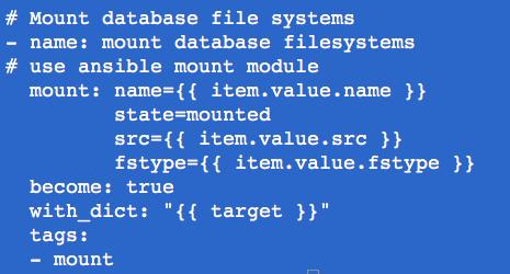 Ansible mount module - mounted Mount Linux filesystems Mount Point Name Mount State Source