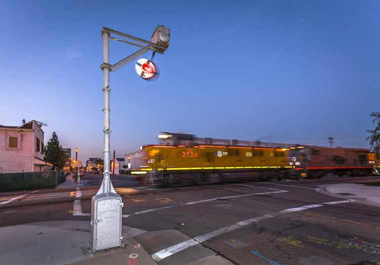 Images from Conference Presentations Above: Union Pacific s Marlboro Local passes a wig-wag crossing signal in Anaheim, California, in 2008.