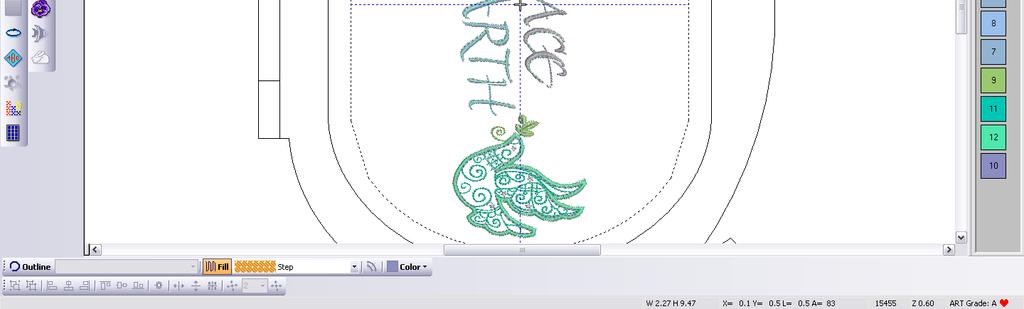 Adding Lettering to a Design The Medium Tote, Candy Bag and Wine Bottle Bag each feature a design combined with lettering: Open BERNINA Embroidery Software.
