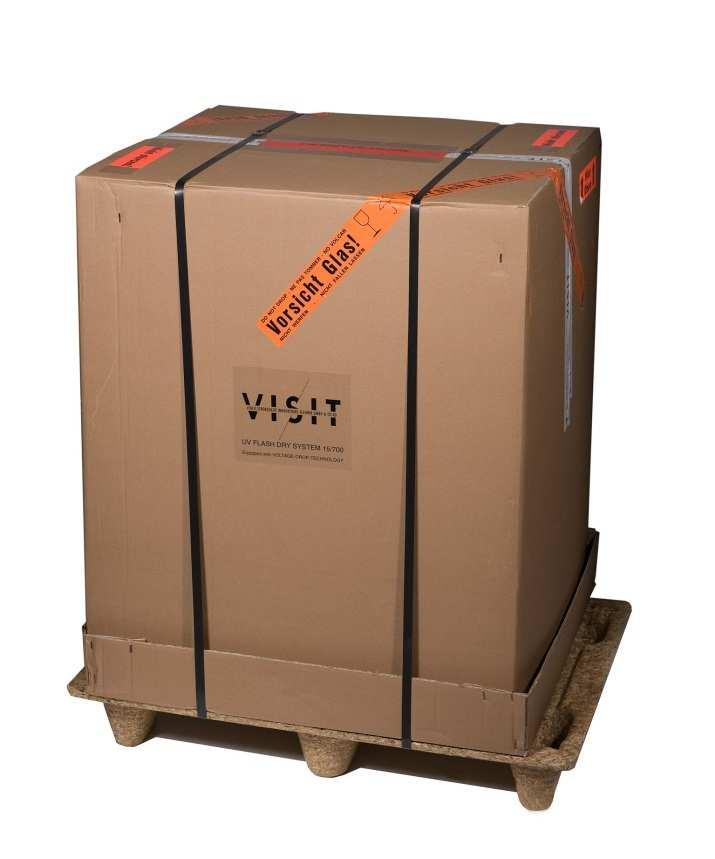 User manual UV Flash Dry 15/700 Unpacking of system Please keep packaging material in case of possible return shipment or in case service is required.