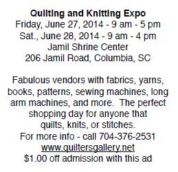 display and let your fellow quilters