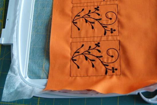 Instructions Hoop a piece of stabilizer: Sulky Soft n Sheer or Sulky Tear-Easy Download the 3 Scroll design and transfer it