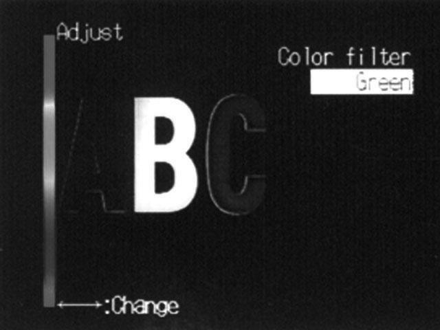 Color image (original image) R (red) filter image G (green) filter image B (blue)