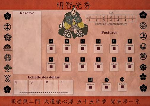 2.3. Player aids ( Honjin ) : Each player has its own Player Aid, also called Honjin, to help manage his activation chits.