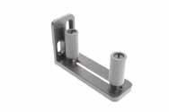 00105 for glass doors t = 8-15 mm 30 22-15 42 14 Door guide for wall mounting height