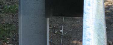 Pull string line to follow roadside edge of posts. Figure 31.