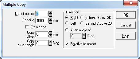 Copying Objects Once one object, a Solar Panel for example, is placed it is possible to copy that object to add more of the same without having to amend each object.