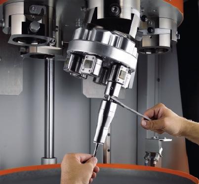 OTEC s proprietary tool holders ensure that the workpieces are mounted as quickly and effectively as possible and considerably speed up batch processing.