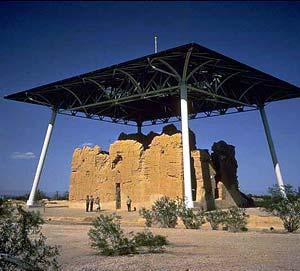 structures were only a single story, but later they became multistoried buildings such as the buildings found in the Casa Grande Ruins south of Phoenix.