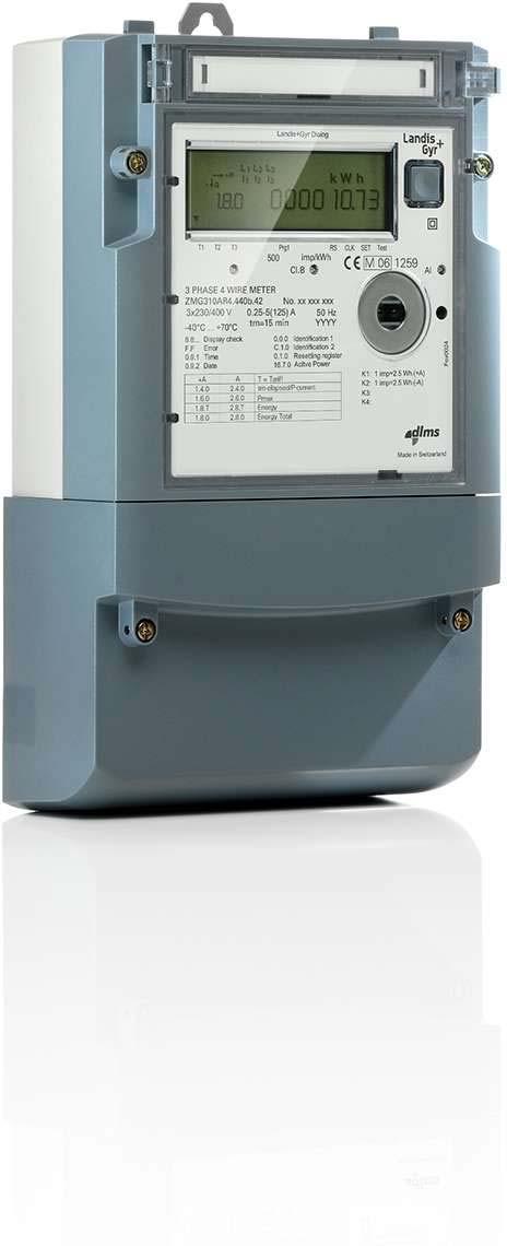 Electricity Meters IEC/MID Industrial and Commercial ZMG310AR/CR E550 Series 2 Technical Data Building on its tradition of industrial meters, Landis+Gyr is now bringing out the E550 Series 2, the