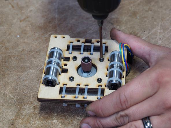 Step 28 4 - M3 10mm Make sure motor wiring points