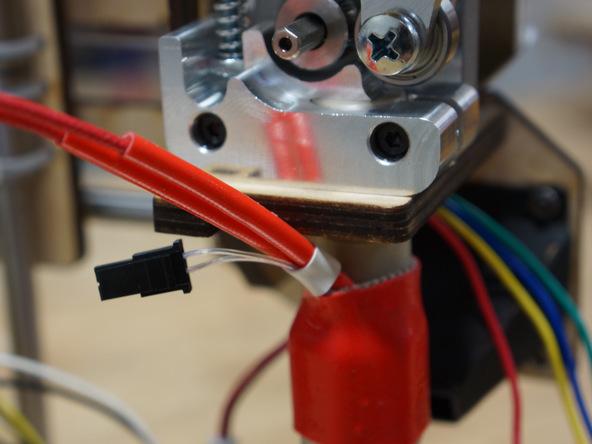 Step 62 Plug extruder motor wiring into "E-MOT", making sure that the