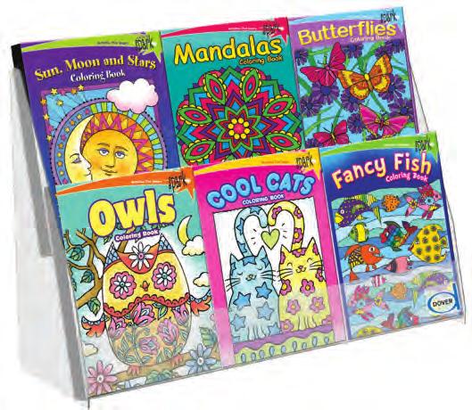 Dover Display Solutions TM Help You Sell More s! With over $48 million in retail sales, Creative Haven is the most popular coloring book series for adults available.