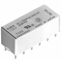 S 4 A CAPACITY, THE VARIETY OF CONTACT ARRANEMENTS S RELAYS 28. 1.12 12..472 1.4.49 RoHS Directive compatibility information http://www.naise.