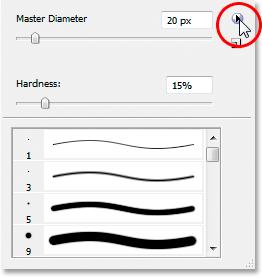 Step 3: Load The Thick Heavy Brushes Brush Set To create our painted edges effect, we need a couple of Photoshop s brushes which install with Photoshop but aren t loaded in by default, so we need to