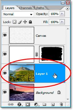 photo s document window and drag it into the Painted Edges effect document window: Drag the new photo into the Painted Edges effect document with the Move tool.