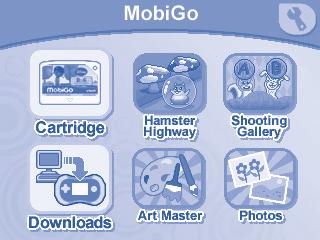 STEP 2: Select the Cartridge Icon Touch the cartridge icon on the MobiGo main menu.
