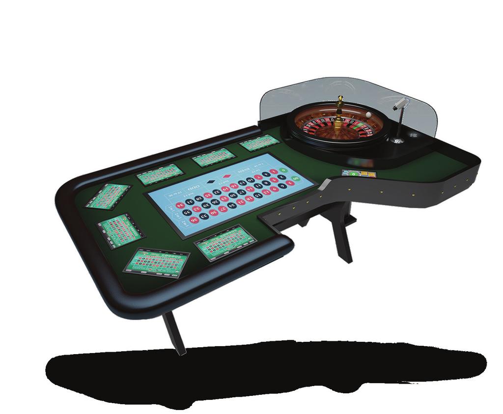 TM The Next Evolutionary Step for Roulette! i-table Roulette takes the next evolutionary step in gaming by introducing betting screens housed within a traditional roulette table design.
