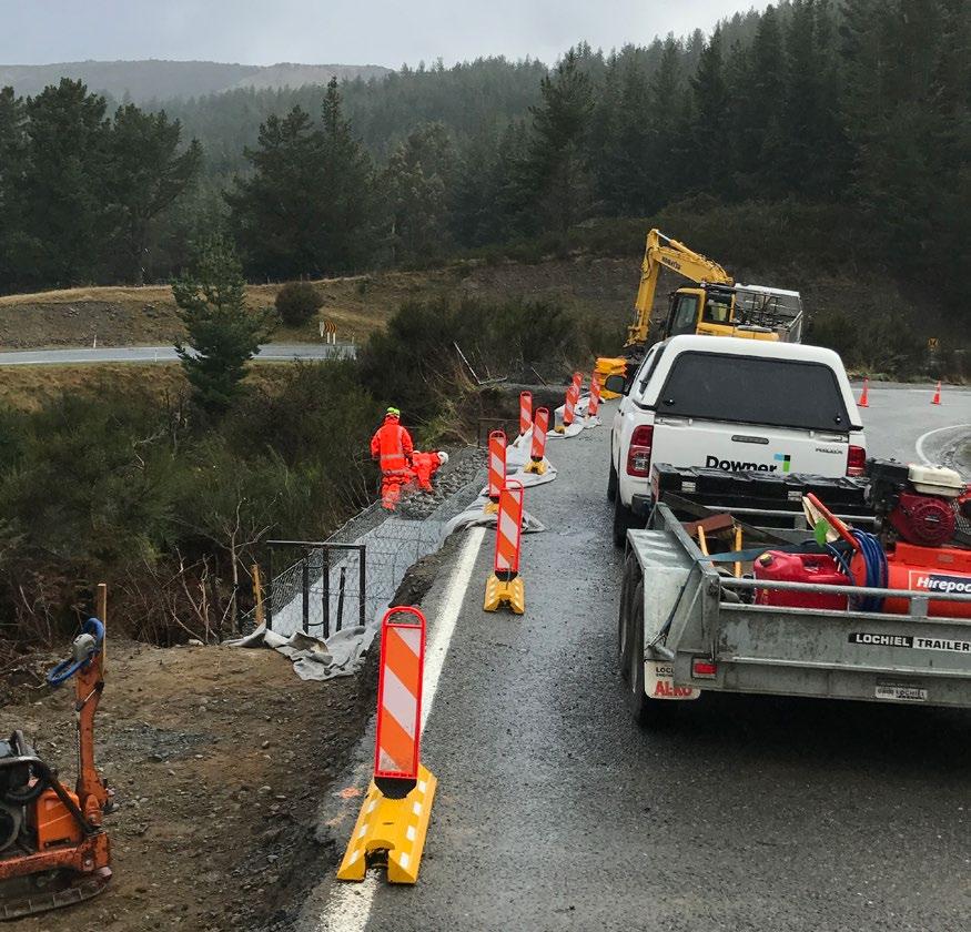 increased traffic load. Since the Kaikoura earthquake there is now up to four times the amount of traffic on this route particularly heavy vehicles which it was never designed for.