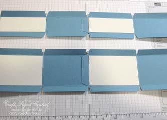 piece of Marina Mist card stock section that does not have thin cardboard.
