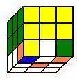 Yellow is the front-face Right view Right Bottom Right Front Bottom Front Right Bottom Right Bottom Perform this combination until all corner-cubes are in their proper places.
